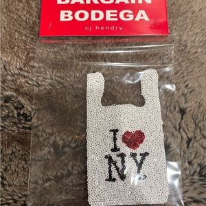 CJ Hendry Bargain Bodega Sequin I Love NY Bag